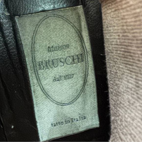 Vintage Bruschi brown leather Chelsea boots made in Italy size 39/9 - Picture 8 of 8